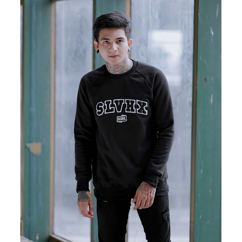 Sweater Hoodie Salviohexia Sweater Pria Unisex Sweater Slvhx Full Bordir