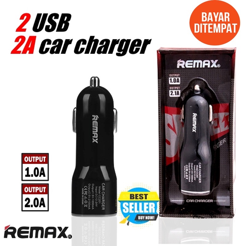 CC201 SAVER CAR Charger 2 USB adaptor Mobil batok cas HP