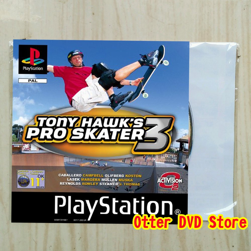 Kaset CD Game Ps1 Ps 1 Tony Hawk Hawk's Pro Skater 3