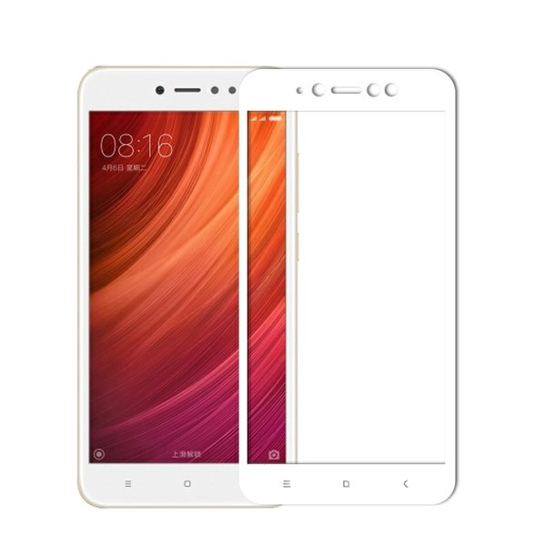 TEMPERED GLASS FULL LEM 5D XIAOMI RERMI NOTE 5A REDMI NOTE 5A PRIME BLACK WHITE