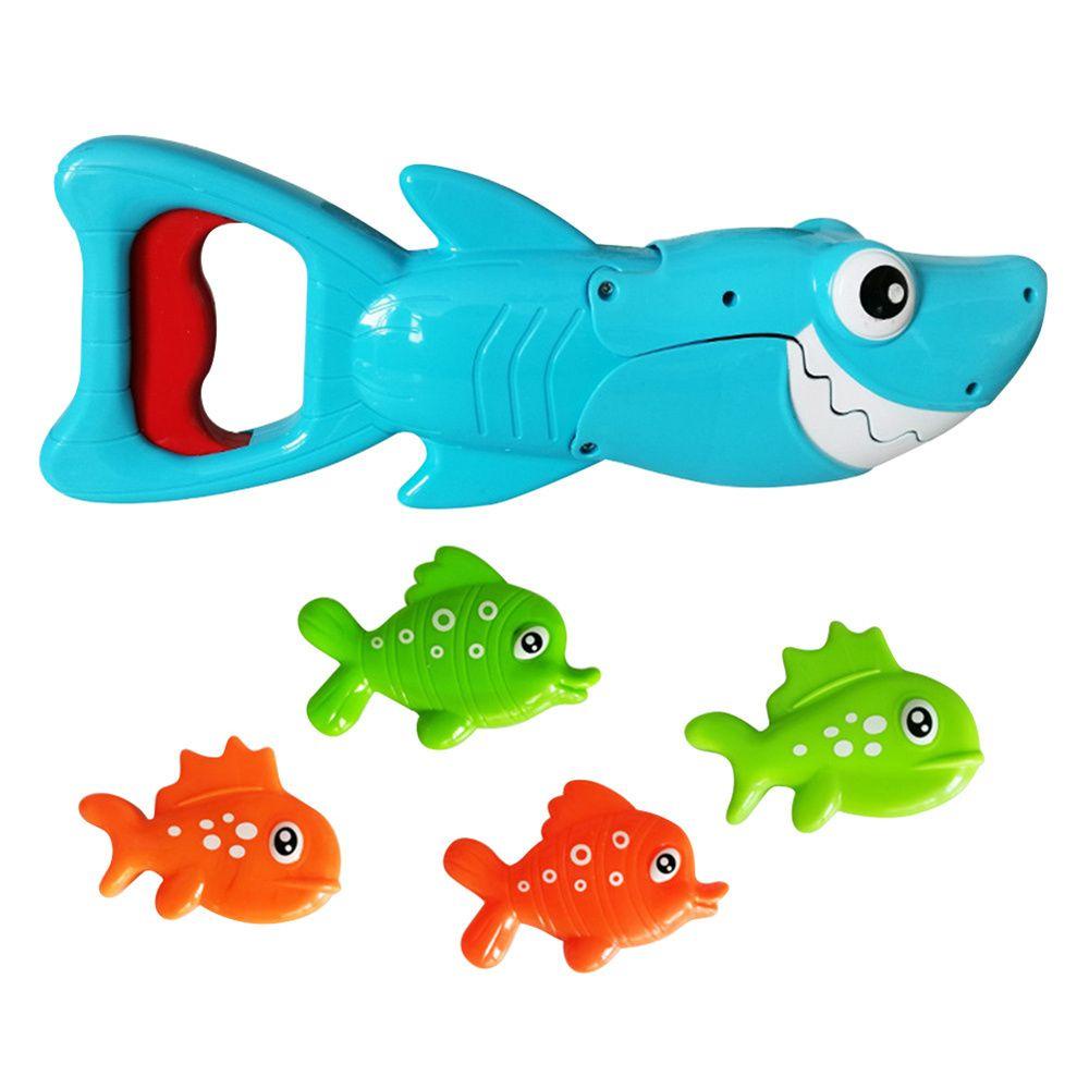 Needway Hiu Grabber Mainan Lucu Novelty Angka Mainan Ikan Kecil Mandi Mainan Anak Kamar Mandi Renang Mainan