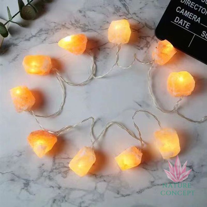 Lampu Batu Kristal Garam Himalaya Himalayan Rock Salt LED Lamp DIY