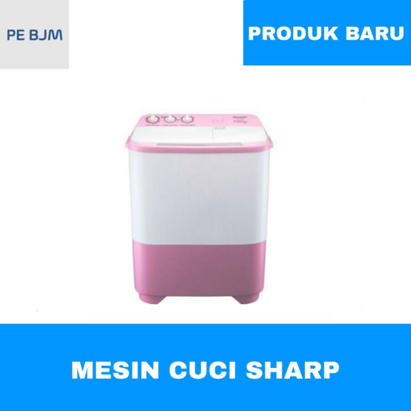 MESIN CUCI SHARP 7.5 KG HIJAB SERIES - ES-T79SJ - GARANSI RESMI - KIRIM INVOICE