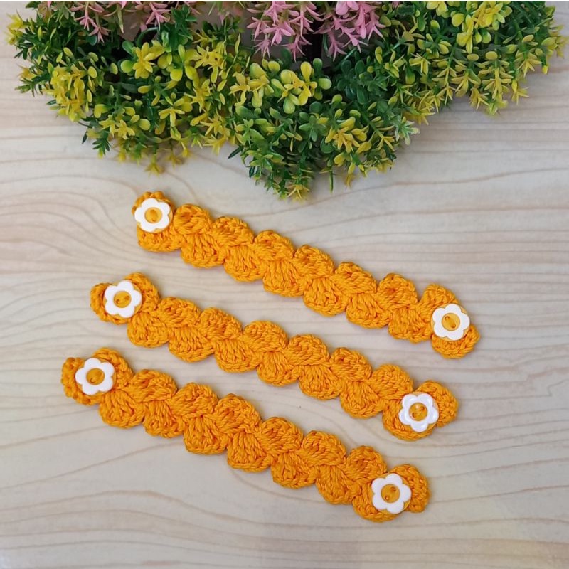 Konektor masker rajut/tali masker/pengait masker/penghubung tali masker rajut/strap