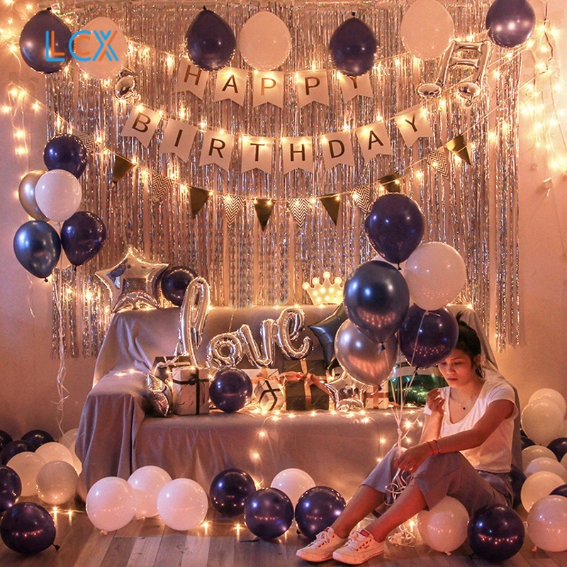 LCX Balon Pesta / Balon Letter Love Latin Mini Tulisan Love Leter / Balon Foil Love Sambung Mini Leter