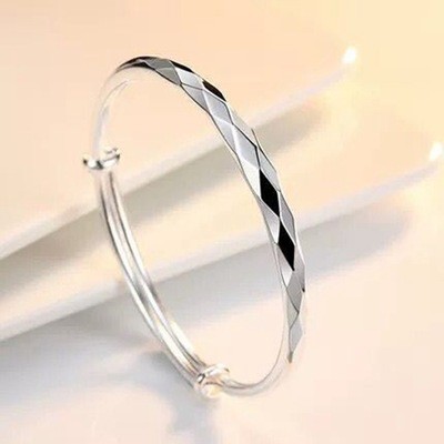 925perak sterling gelang kubus air push pull gelang fashion perhiasan wanita/Water cube push pull bracelet fashion jewelry women