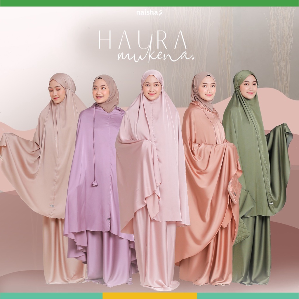Haura Mukena Dewasa by Naishaofficial / Silky Premium Naisha Hijrah