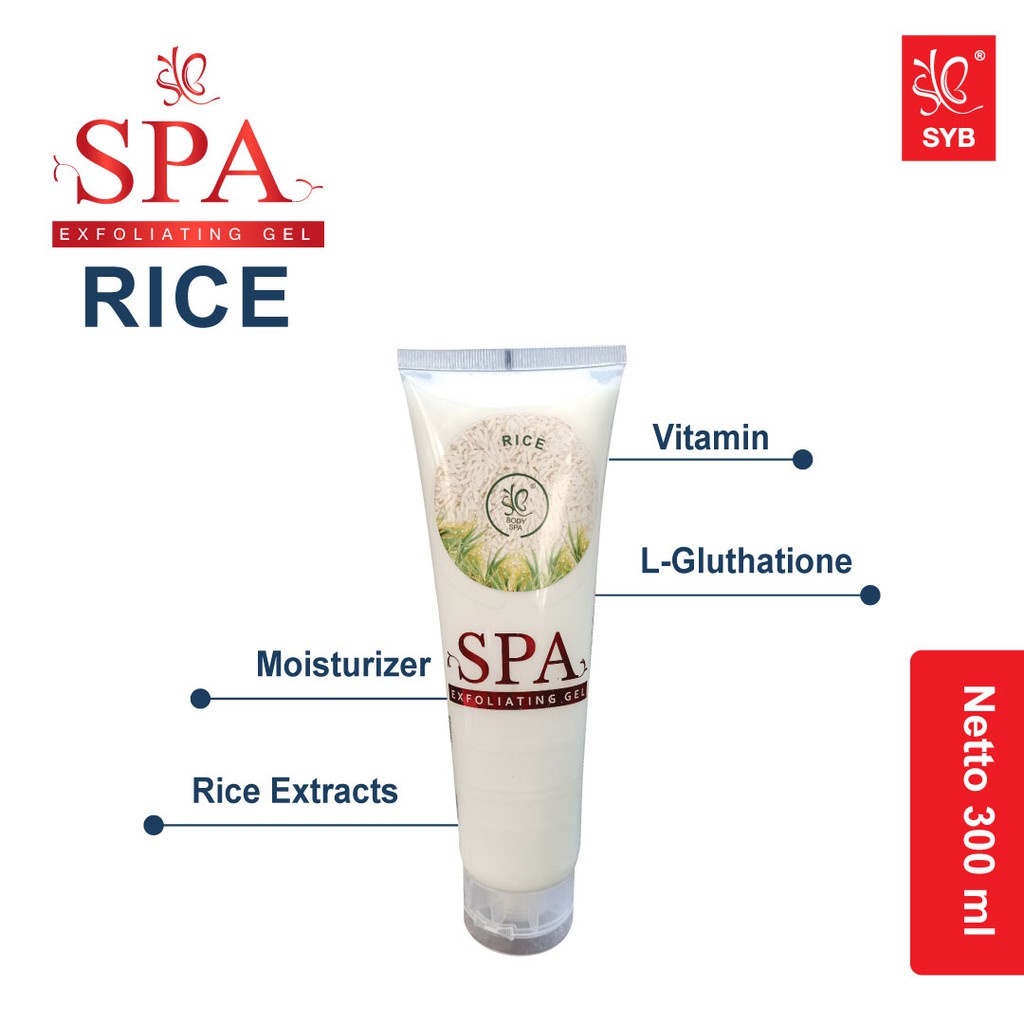 SYB Spa Exfoliating Gel Rice 300 Ml