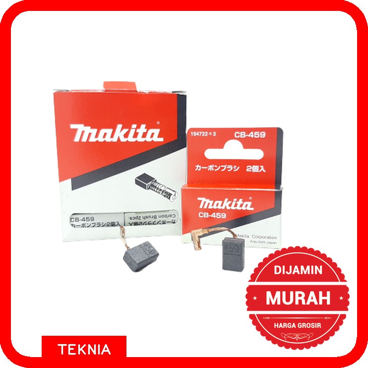 Carbon Brush CB 459 MAKITA - Batu Arang - Original 100%