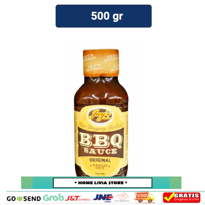 

Jay's Kitchen Saus Barbeque Original 500 gr