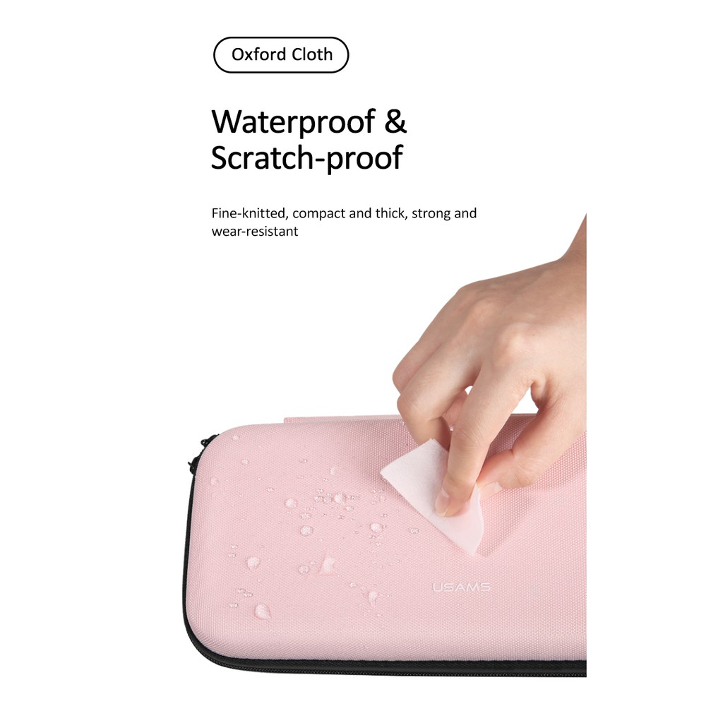 USAMS BH593/BH594 PORTABLE STORAGE BAG FOR NINTENDO SWITCH/SWITCH LITE