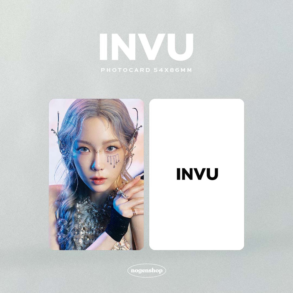 PHOTOCARD PC SNSD GIRLS' GENERATION TAEYEON INVU [MV VER.]