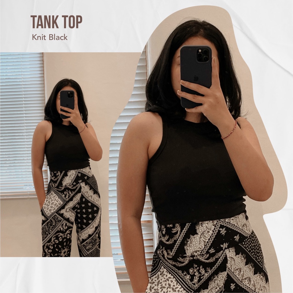 Indiand_co | Tanktop Knit | Atasan Wanita