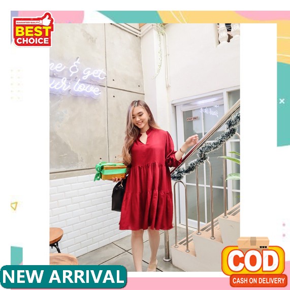 Zanzea Dress Wanita Import Casual Motif Kancing Depan Geometris/Gaun Wanita Jumbo S-5Xl Terbaru Cott