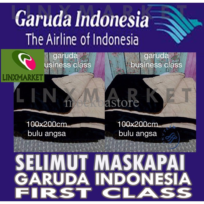 SELIMUT FIRST CLASS MASKAPAI GARUDA INDONESIA