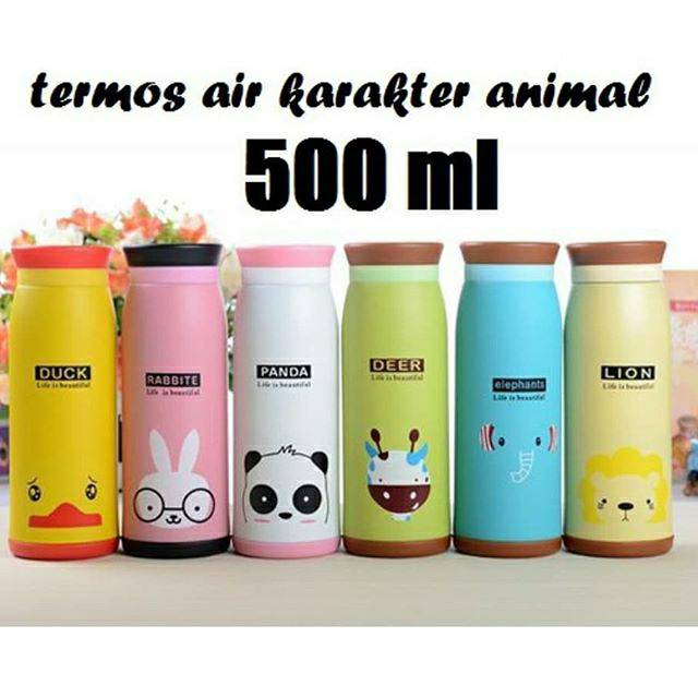 Termos air panas dan dingin animal / termos animal