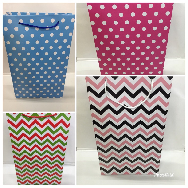 

paper bag motif/tas kertas/goodie bag/tas bingkisan ulang tahun 19x7x31