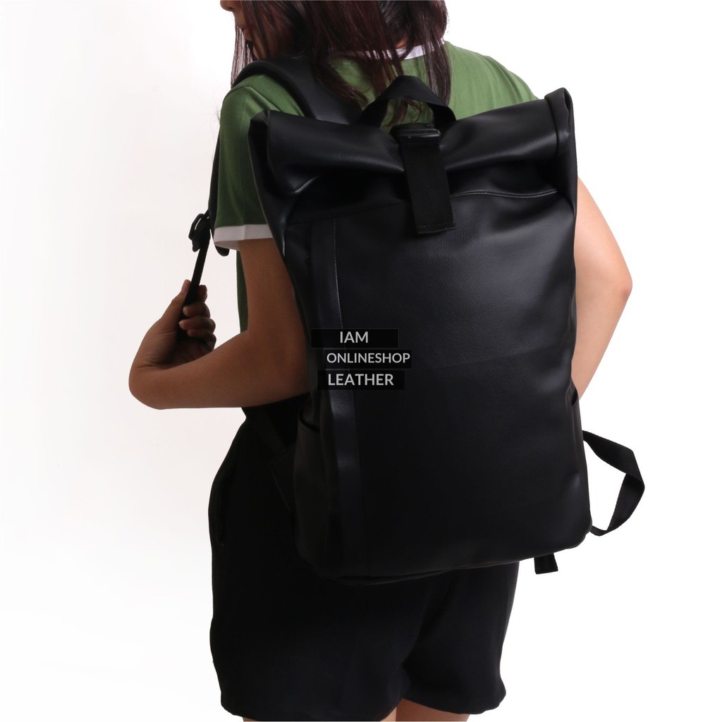 Tas Laptop 13&quot;-16&quot; inch Ransel Rolltop 18 Liter Backpack Travel Pria dan Wanita Garansi