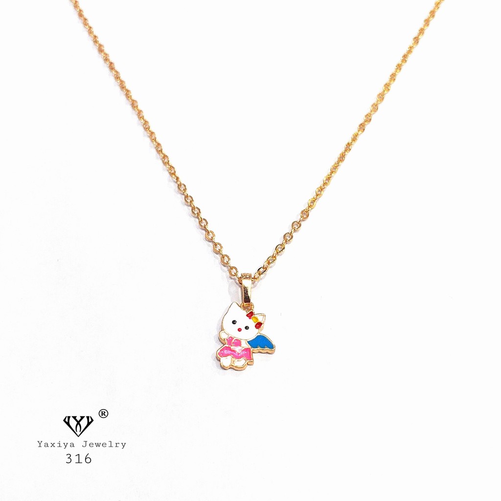 

Kalung Anak Karakter Perhiasan Lapis Emas 18K Yaxiya Jewelry 316