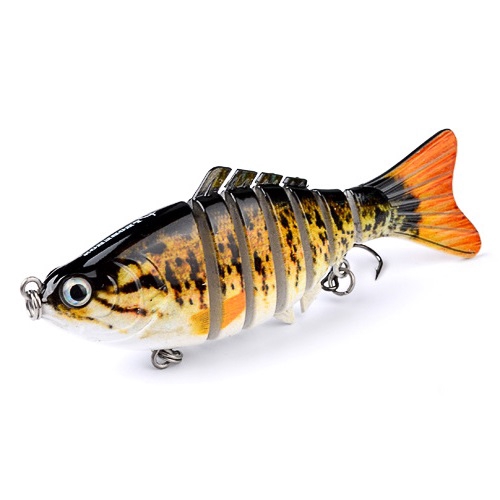 Shengyao 1Pcs Sinking Wobbler Jointed Minnow Umpan Pancing Buatan 10CM/15G Fishing Lure Multi Bagian Buatan Umpan Keras Trolling Pike Bait