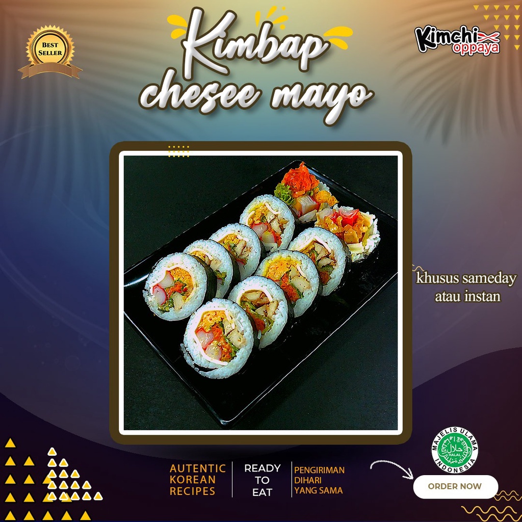 

Kimbab Cheese Mayonaise Korea Enak