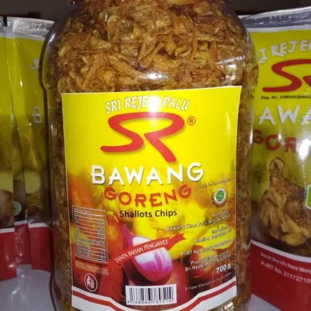 

Bawang Goreng Khas Palu - Sri Rejeki 700gr