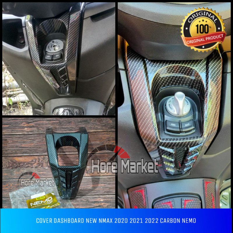 TUTUP BODY TENGAH NEW NMAX 155 2020 2021 2022 2023 CARBON NEMO TUTUP DASHBOARD ALL NEW NMAX ABS NON 