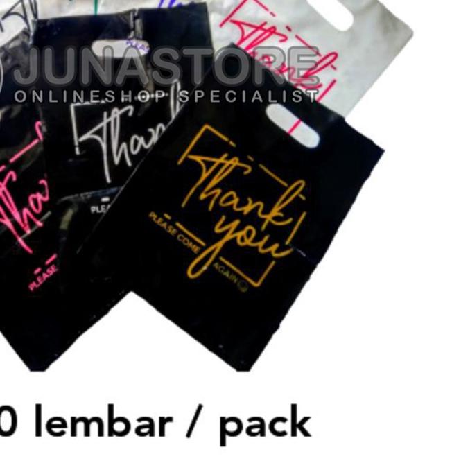 Plastik plong motif thank you / plastik pond motif thank you 20 x 30