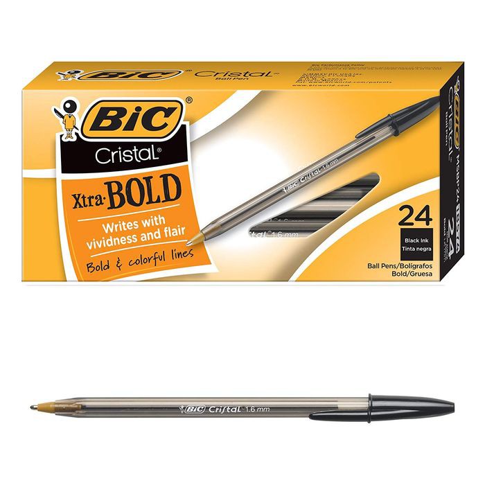 

Spesial Bolpen Pulpen BIC Cristal Xtra Bold 1.6 mm - Hitam Eksklusif