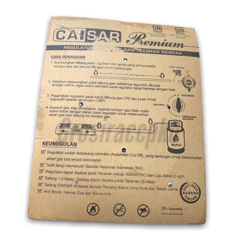 Selang Gas Caisar Premium / Selang Kompor Gas
