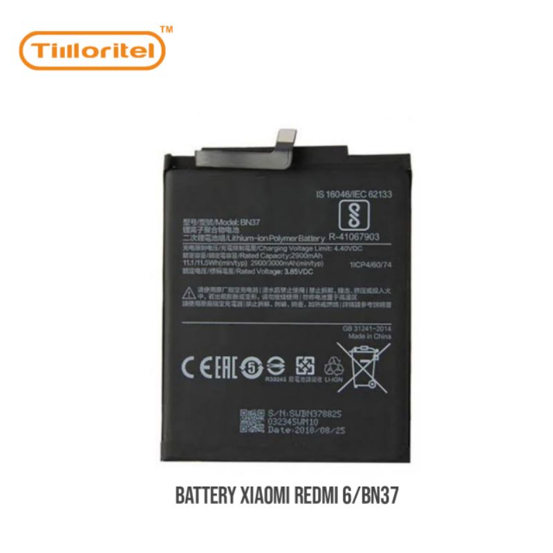 BATTERY XIAOMI REDMI 6/BN37