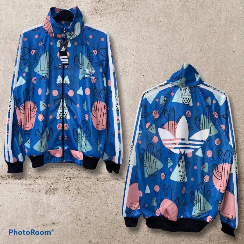 JAKET TRACKTOP ADIDAS MIRROR FULL PRINTING MOTIF BUNGA/JAKET ADIDAS TRAKTOP/JAKET OLAH RAGA/COD