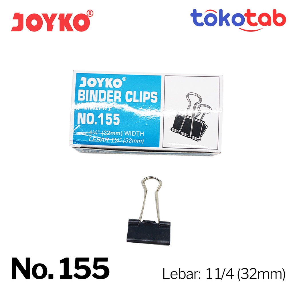

Tokotab - JOYKO Binder Clip/ Klip/ Penjepit Kertas 155