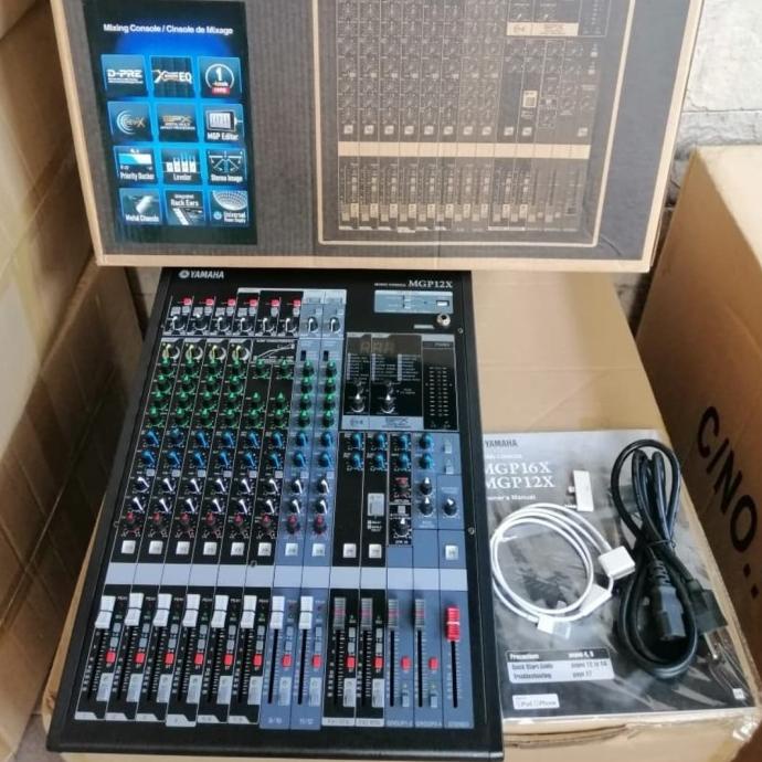 audio mixer yamaha mgp 12x/mgp12x/mgp12 x ( 12 channel ) GRADE A
