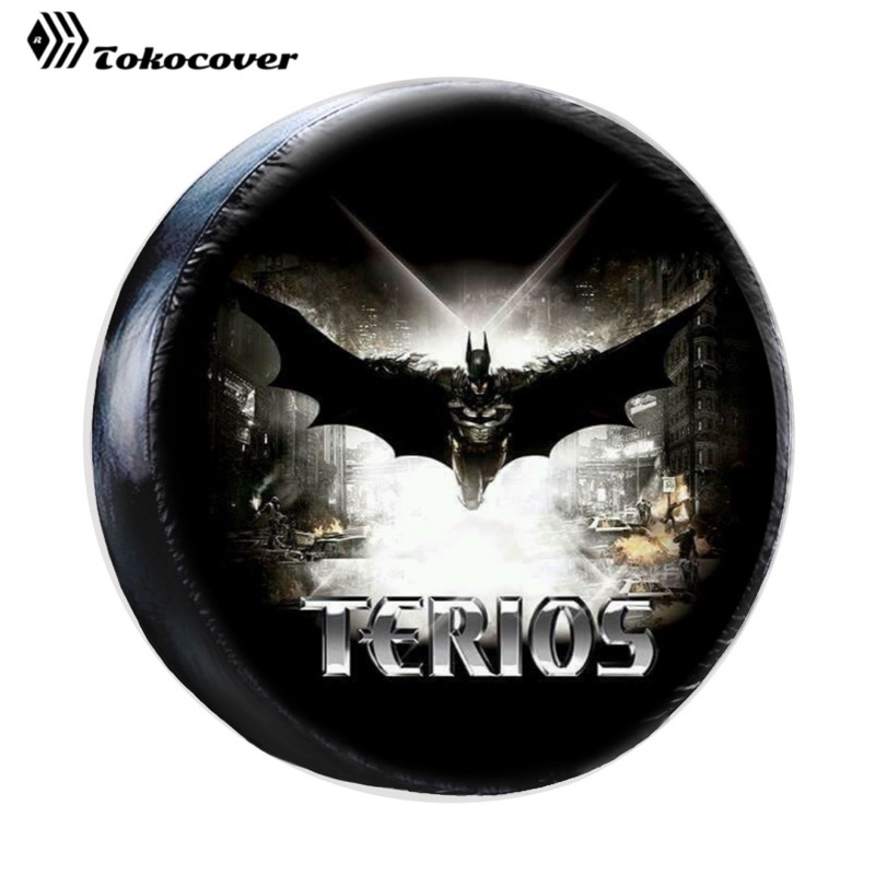 Tutup Cover Ban Sarung Ban Serep Terios Daihatsu Pelindung Ban mobil Cadangan Batman