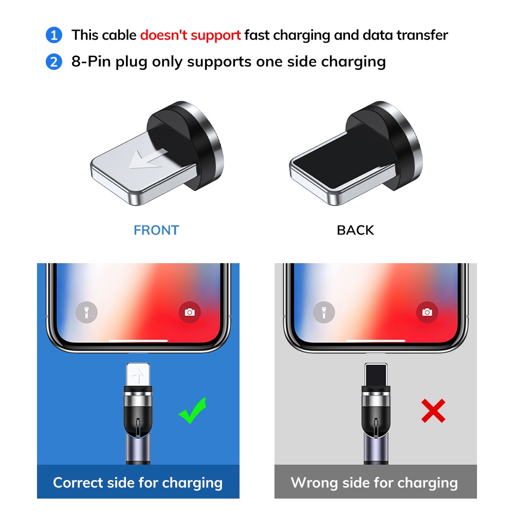 Dllencase TOPK AM59 Kabel Data / Charger Micro USB / Type C Magnetik Untuk iPhone / Xiaomi A324