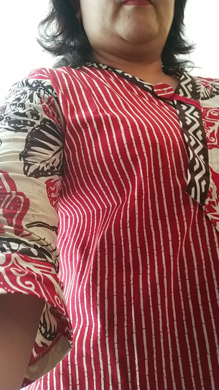 Atasan Blouse Batik Wanita Model Kimono Lengan Panjang / Pendek, 262/267 Vd# Bahan Katun Stretch