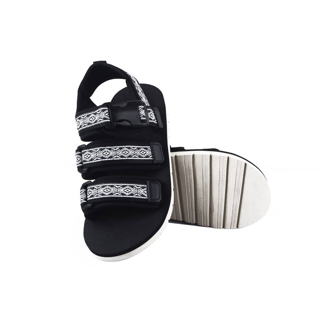 SANDAL GUNUNG TAPIS PRIA WANITA - KAWAY MGL SDL BLACK