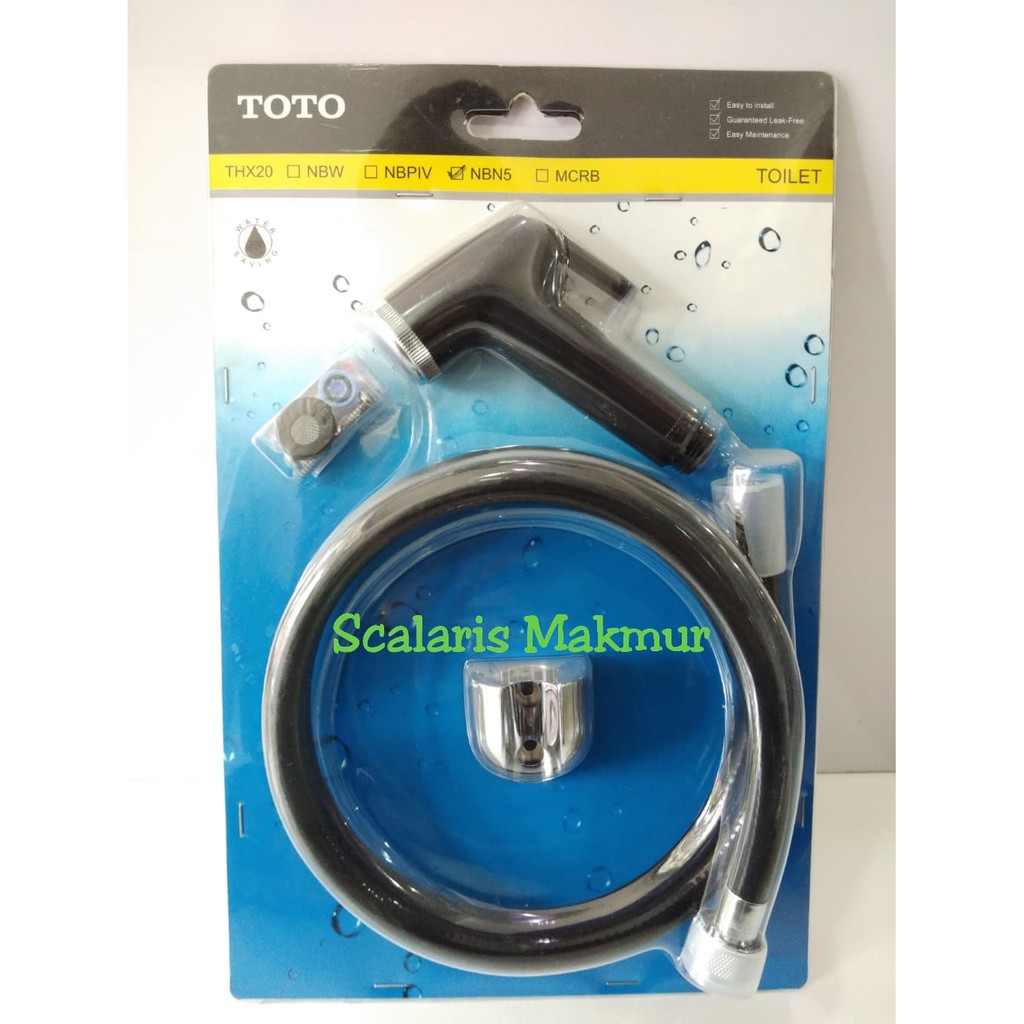 Jual TOTO Jet Shower THX20 NBN5 ( Hitam ) Shopee Indonesia
