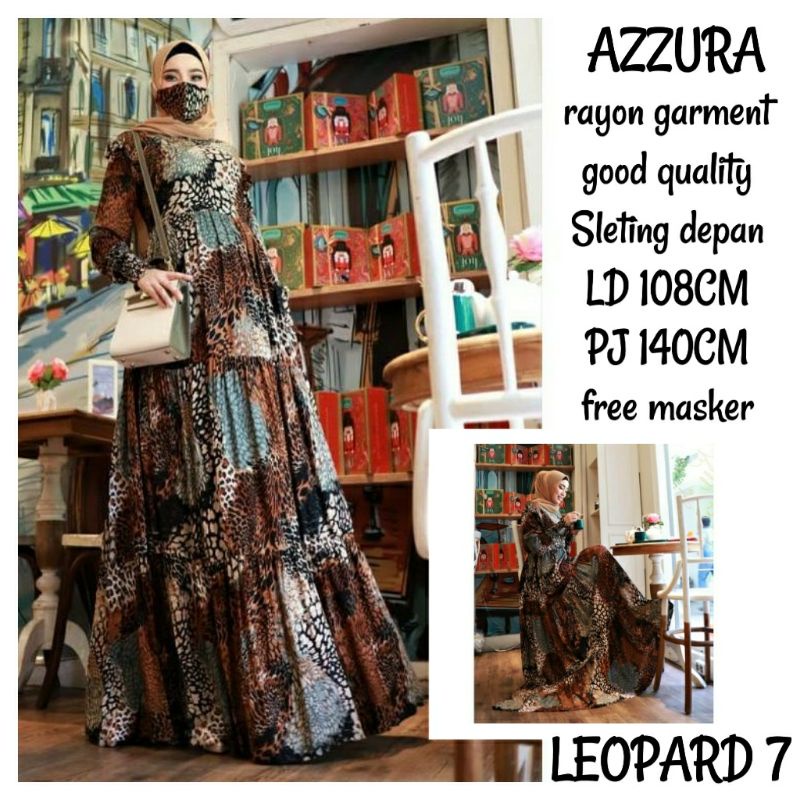 AZZURA ORI GLAMZ/ GAMIS RAYON / GAMIS ADEM / GAMIS KATUN RAYON / GAMIS MOTIF MACAN  / HOMEDRESS / GA