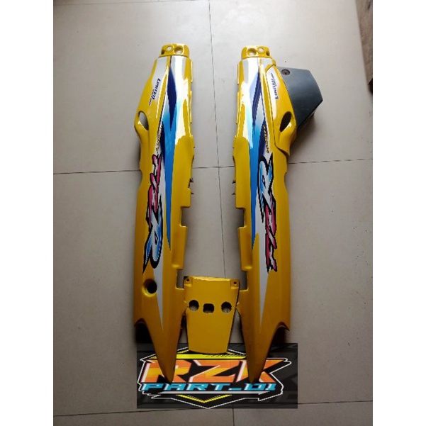 Cover bodi belakang yamaha fizR kuning milenium plus tutup bok accu