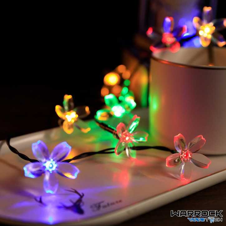 Jual Lampu Hias Dekorasi Pohon Natal Dekorasi 20 LED 5 Meter with Solar