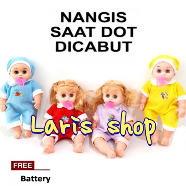 

BONEKA Unik W23-168A NANGIS - SUSAN MAINAN Murah BONEKA NANGGIS BAYI