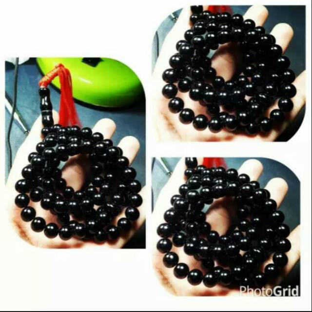 Tasbih Batu Akik Black Onyx HQ