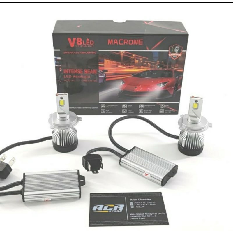 Turbo Led V8 Macrone H4