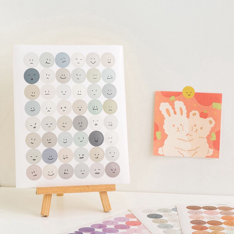 

Sticker dots dot bulat tempelan sticky notes