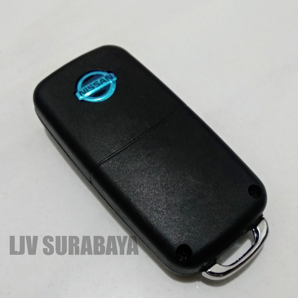 casing kunci flip key model lipat 3 tombol nissan grand livina xtrail