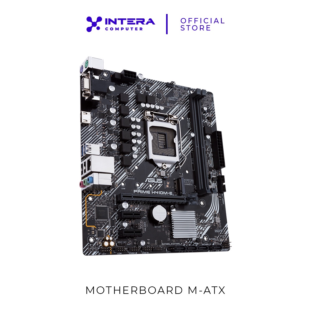 Motherboard Gaming Asus Prime H410M-E - M-ATX - LGA 1200 - M.2 SUPPORT - RAM DDR4