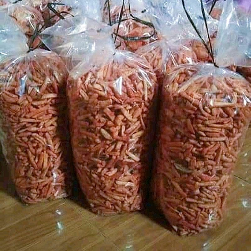 1kg basreng pedas daun jeruk baso goreng bumbu basah bandung-Pedas stik 500gr