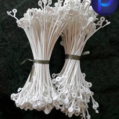 

➱ [Isi 100Pcs] Tali Plintir Warna Putih Tali Plintir Berkualitas Tali Tenteng Camilan 17Cm ➦